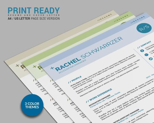 Creative and Simple Resume Template 102